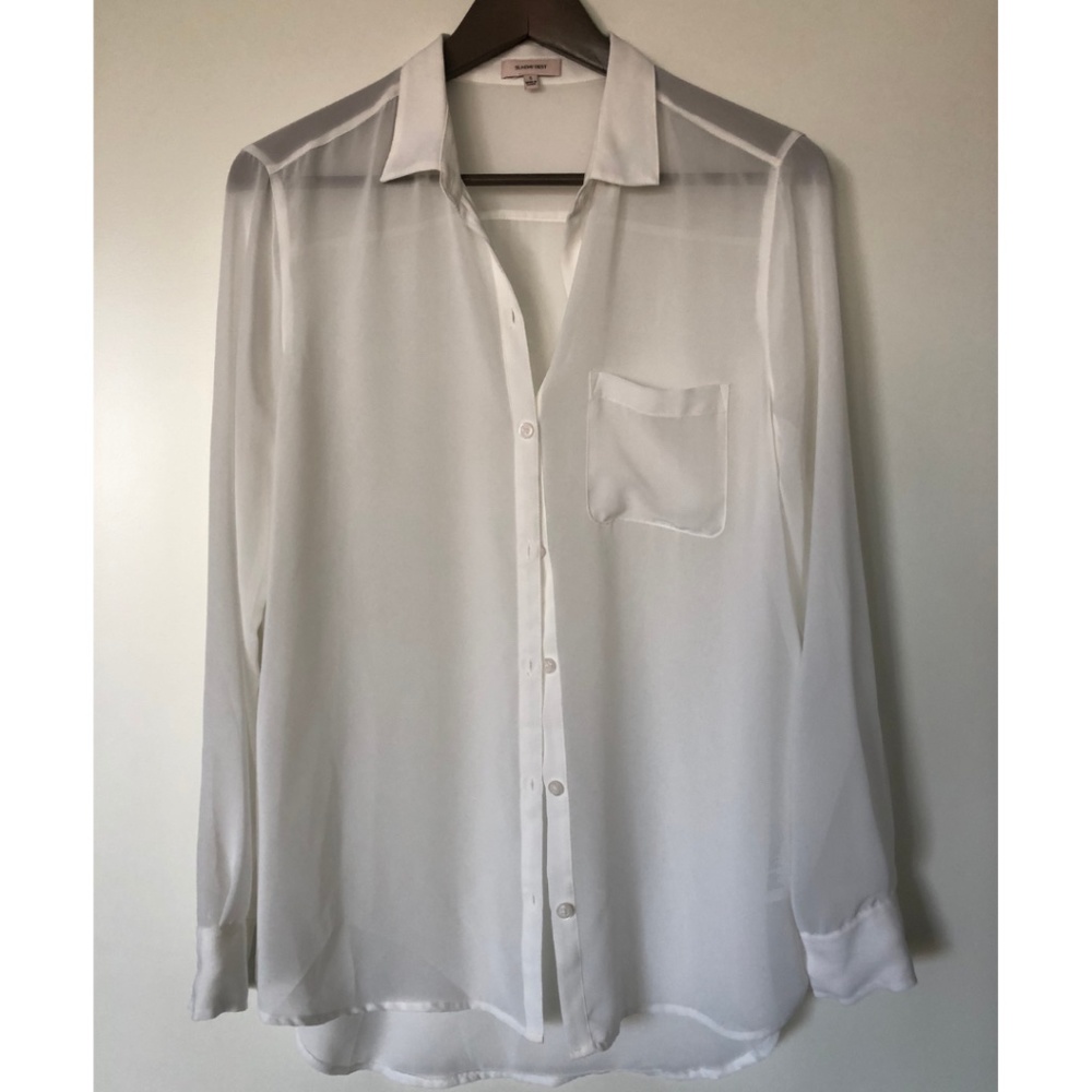 NWOT Aritzia Sunday Best - White Button Down Shirt - Size Small